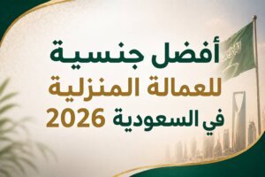 أفضل جنسية للعمالة المنزلية في السعودية 2026