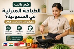 كم راتب الطباخة المنزلية في السعودية؟ دليل الرواتب والتكاليف 2026