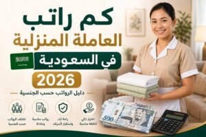 كم راتب العاملة المنزلية في السعودية 2026؟ دليل الرواتب حسب الجنسية