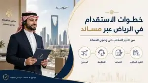خطوات الاستقدام في الرياض عبر مساند