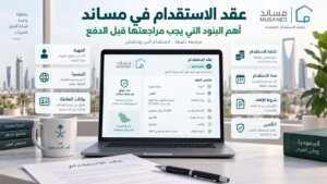 عقد الاستقدام في مساند