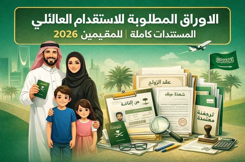 الأوراق المطلوبة للاستقدام العائلي في السعودية المستندات كاملة للمقيمين 2026